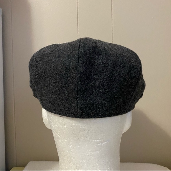 Epoch hats company charcoal gray wool newsboy flat cap - Picture 3 of 9